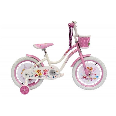 Micargi ELLIE-G-16-WHI-PK 16 in. Girls Bicycle, White & Pink MI332864